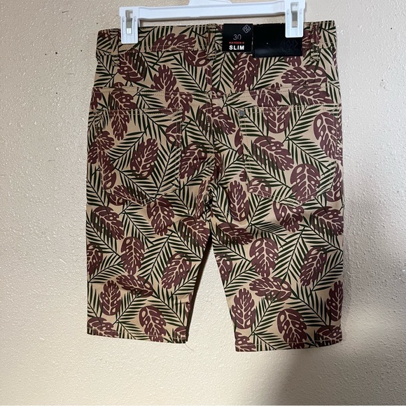 Kayden K Men's Tropical Leaf Shorts Size 30 - Picture 7 of 7